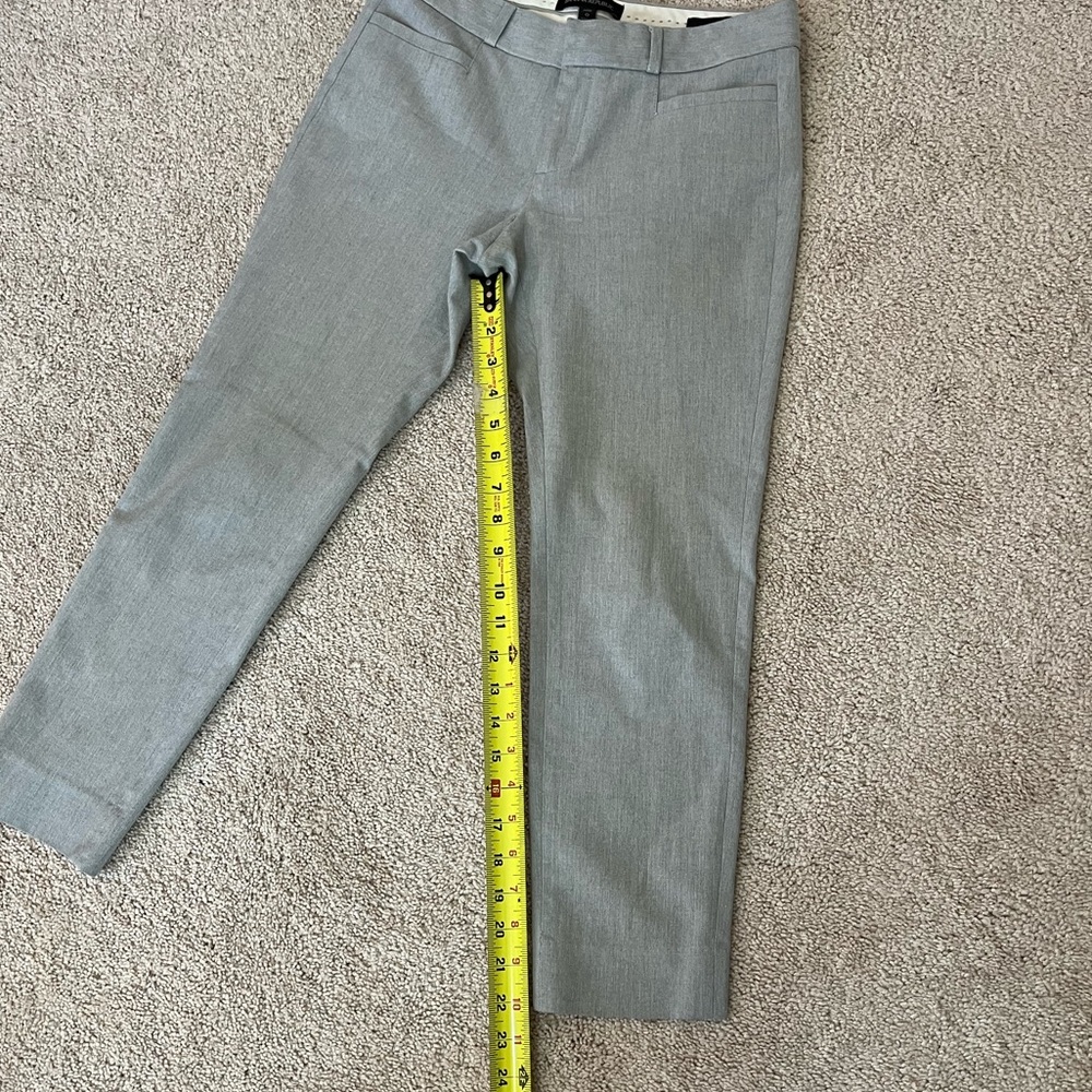 Banana Republic Factory Gray Ankle Pants - Picture 3 of 5